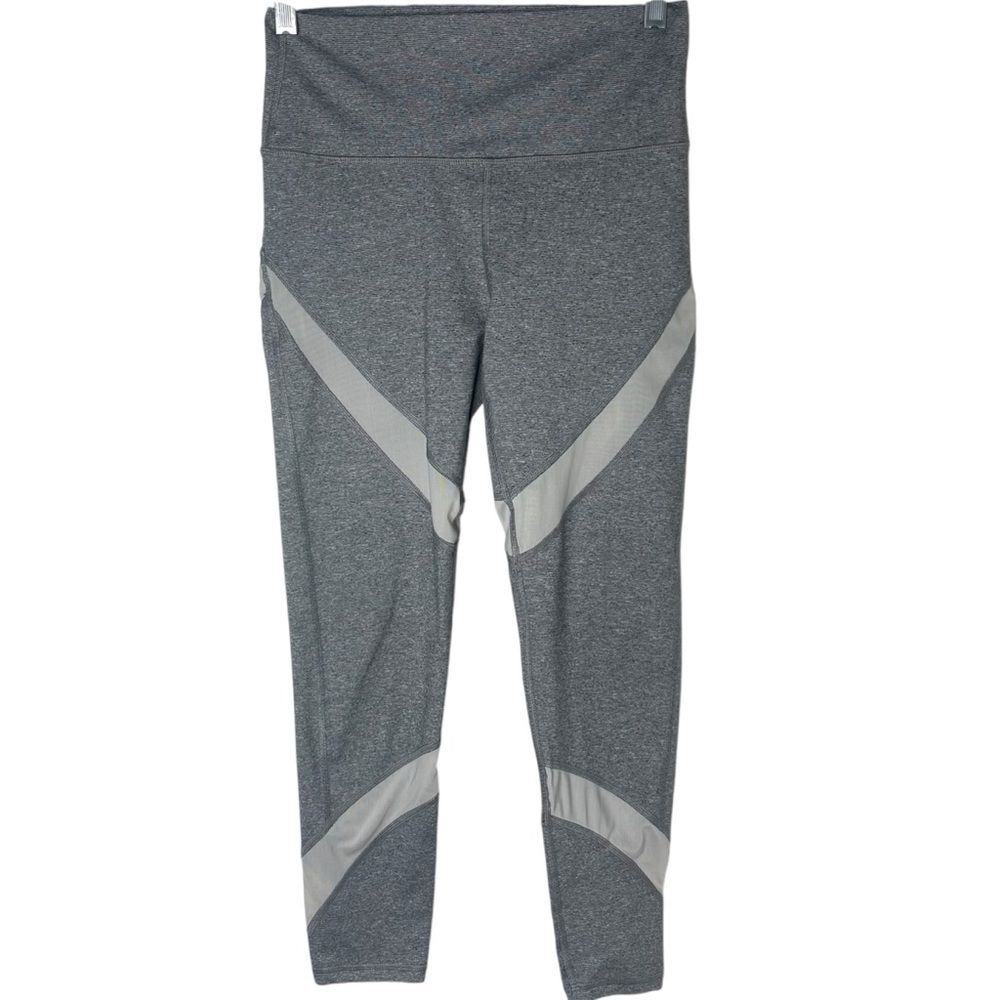 Aerie Heather Gray Leggings Size Medium Ankle Cropped